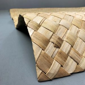 แผ่นไม้ไผ่สานแบบยั่งยืนแผ่นไม้วีเนียร์ติดตั้งสำหรับคลุมผนังและหลังคาฝ้าเพดาน - Product Image 5