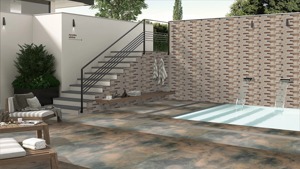 แผ่นกระเบื้อง Porcelanato ขนาด1200x1200มม. แผ่นพื้นลายครามหินอ่อนผิวด้านกระเบื้องปูพื้นกลางแจ้งกระเบื้องพอร์ซเลนขนาดใหญ่สำหรับปูพื้น - Product Image 6