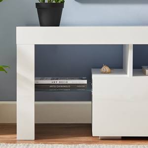 Hot Selling <b>White</b> Solid Wood <b>TV</b> Cabinet for Living Room Modern Design Fits 60-64" <b>TVs</b> Eco-Friendly - Product Image 5