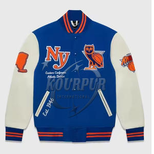 Veste Rockstar Varsity sur mesure de haute qualité pour hommes en coton 100% par KOURPUR INTERNATIONAL - Product Image 1