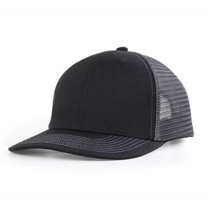 Latest Fashion Design 5 Panel Flat Brim Cotton Trucker Snapbacks Mesh Sports Three Tone Tucker <b>Men</b> <b>Baseball</b> <b>Hats</b> - Product Image 3