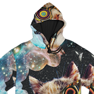 Sweat à capuche Galaxy Cat Hommes Femmes 3D Imprimé Space Cat Pullover Hoodie Funny Animal Graphic Streetwear Casual Trendy Fashion Hoodies - Product Image 5
