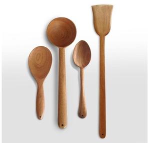 Ustensiles en bois Kichera pour la cuisson des couverts à salade en bois de manguier Lot de 2 serveurs à salade en bois Set de 2 KETCHENWAR UNIQUE FAIT À LA MAIN - Product Image 1