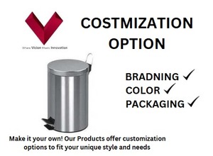 2025 Poubelle en acier inoxydable de vente chaude belle poubelle qui rend l'élimination des déchets élégante - Product Image 3