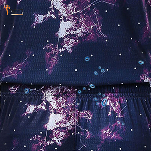 Uniforme de basket-ball d'impression de colorant de cravate d'uniforme de basket-ball unique léger de style pour l'usage adulte - Product Image 5