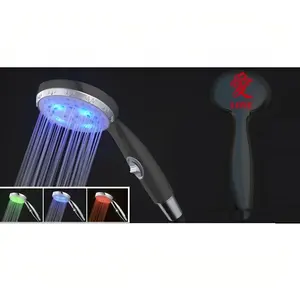 Símbolo do amor japonês impresso Handheld atraente LED e temperatura mostrando chuveiros a preços de atacado de US Fabricante