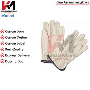 Gants en cuir de qualité supérieure en gros pour la protection industrielle, gants de travail OEM, cuir pleine fleur, livraison rapide dans le monde entier - Product Image 2