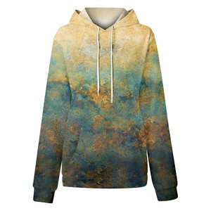 Jersey de calle Vintage lavado ácido ligero para mujer, Sudadera con capucha de gran tamaño con estampado de logotipo frontal para la temporada de otoño - Product Image 3