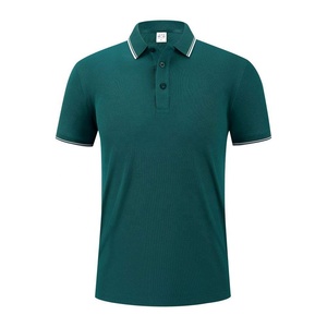 Men's Short Sleeve Knitted Polo Shirt Solid Color Casual Design Regular Fit Black <b>Red</b> Option - Product Image 5