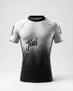 Ropa deportiva de compresión de manga larga unisex, rash guard, fabricación personalizada, proveedor mayorista OEM, ropa de entrenamiento de MMA y BJJ - Product Image 1