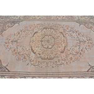 Tapis en laine turque Vintage bleu Beige traditionnel 5.6X8.6 pieds Design Patchwork de grande surface pour salon décor de couloir nouveau Latex - Product Image 5