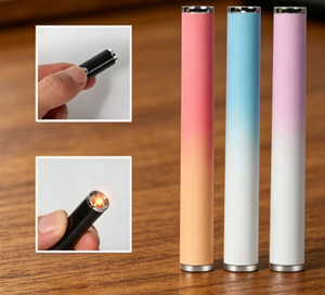 Kits de tabaco de plástico ODM al por mayor, 1ml 2ml 1g 2g, unidades vacías personalizables, accesorios para fumar, encendedores USB para camping - Product Image 3