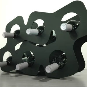 Estante para Botellas de Vino de Hierro, Forma Rectangular, con Capacidad para 6 Botellas, para Fiestas - Product Image 1