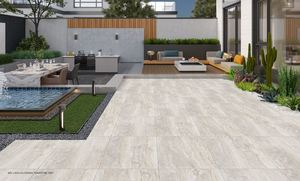 Ardoise résistante au feu surface rugueuse R11 aspect pierre 60x60 cm carreau de sol extérieur en porcelaine à bas prix épaisseur 20mm - Product Image 5