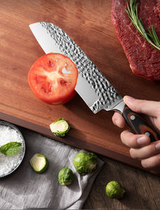 Venta al por mayor personalizado OEM ODM cubertería fábrica Damasco cuchillo japonés ultra afilado Pakka mango de madera cuchillo de cocina de acero inoxidable - Product Image 3