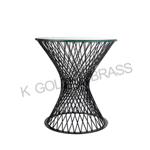 Mesa de Centro Elegante de Hierro, Mesa de Café de Metal Industrial Hecha a Mano, Muebles Personalizables al por Mayor - Product Image 1