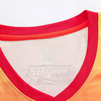 Erkekler İçin Gradyan Renkli Basketbol Forması Seti Kolsuz V Yaka Nem Emici Polyester Üniforma Spor Giyim Her Mevsim