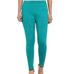 Pantalon Legging Femme Taille Haute Élastique Couleur Unie, Personnalisable avec Logo et Impression, Longueur Intégrale, Prix Usine, En Vente - Product Image 1
