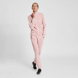 Survêtement de sport léger pour femme 100% polyester imprimé avec logo brodé personnalisé, séchage rapide, respirant, pour le quotidien, la gym et le yoga - Product Image 1