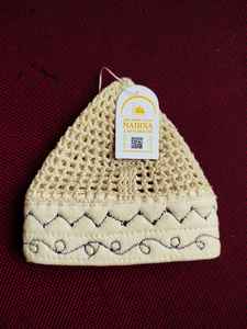 Gorro de Oración Musulmán Kufi Egipcio de Algodón Premium 100% Tejido a Mano, Ajustable, Ecológico, para Todas las Temporadas - Product Image 6