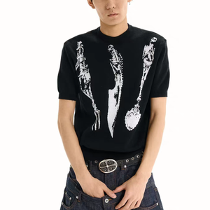 T-shirts pour hommes en polyester/coton à manches courtes, imprimés graphiques, devant uni, vintage, décontractés, confortables, respirants, séchage rapide - Product Image 3