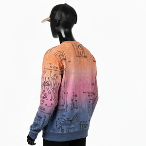 Sudadera para Mujer GSM, Estilo Desteñido al Sol, Mezcla de Algodón Suave, Naranja, Rosa, Azul Desteñido, Logotipo Personalizado, Estilo de Serigrafía, Transpirable - Product Image 5