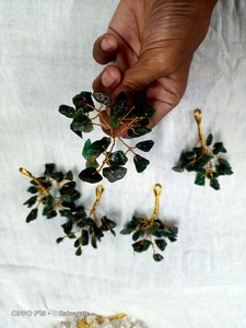 <b>Small</b> Green Jade Crystal Tree Handmade Gemstone Bonsai Lucky Feng Shui Money Tree Home <b>Office</b> <b>Table</b> Decor Gift Wholesale - Product Image 6