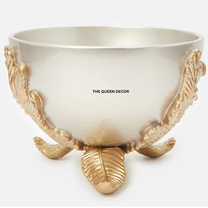 Ensemble de 3 bols avec plateau en métal, bois et résine faits à la main, prix de gros parfait pour la vente en gros - Product Image 4