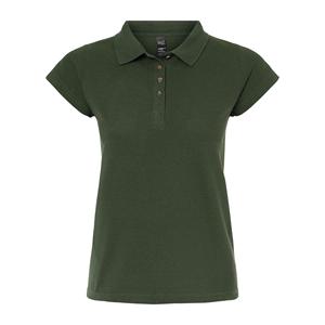 T-shirt Estiva Dama Piqué Ring Spun 7600 Stile Casual Sportivo con Taglio Sagomato, Cuciture Laterali, Manica Corta, 230g, Distintivo Ricamato - Product Image 4