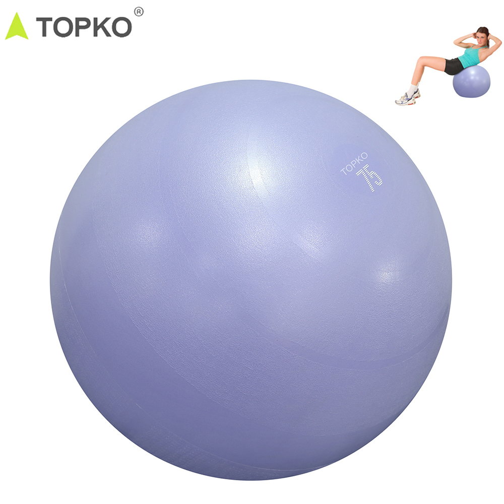 TOPKO – balle d'exercice en PVC pour l'équilibre, la grossesse, la physiothérapie, 55cm, balle de Yoga, balle de Fitness