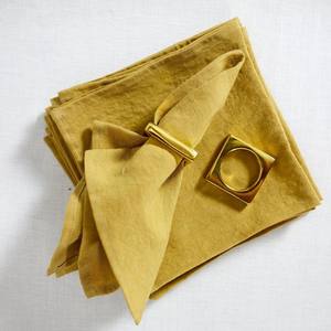 Servilleteros de metal más vendidos en acabado plateado y dorado para decoración de mesa y decoración de bodas - Product Image 2