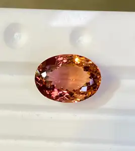 최고 품질 실험실 재배 다크 Morganite 타원형 컷 패싯 Morganite 느슨한 보석 Morganite 보석 만들기위한 보석 Morganite