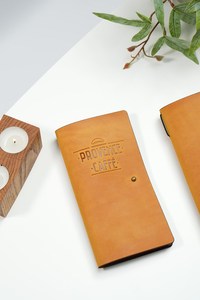 Titular de la factura Logotipo personalizado Restaurante Titular de la verificación de cuero genuino Invitado Presentador Titular de la factura 2017 - Product Image 6