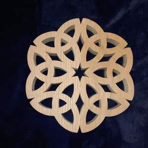 Posavasos personalizado moderno respetuoso con el medio ambiente 3,75 sublimación Hardboard Mdf Squarestone con posavasos trasero de corcho - Product Image 3