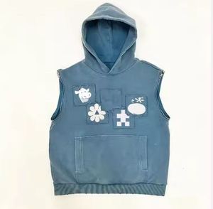 Premium 100% coton lavage à l'acide sweats à capuche confortables hommes acide sweats à capuche automne hiver lavage à l'acide logo personnalisé sweat à capuche - Product Image 3