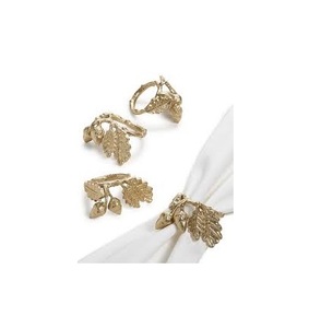 Anneaux de Serviette en aluminium solide, porte-rouleau de Serviette en tissu, accessoires décoratifs pour la vaisselle, vente d'anneaux - Product Image 5