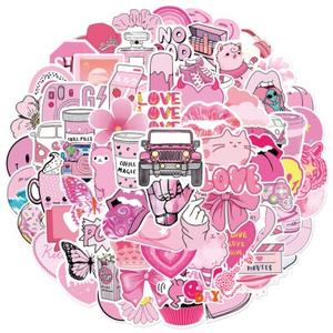 Branded Waterproof UV Printed <b>Die</b> <b>Cut</b> Cartoon Decals | Custom Anime PVC Vinyl Stickers Eco-Friendly Reusable 100pcs - Product Image 3