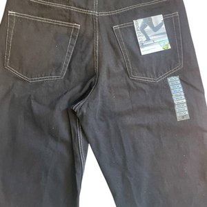 Pantalones elegantes desgastados para hombre, ropa de calle de primavera, pantalones vaqueros holgados desgastados, pantalones vaqueros de pierna ancha sueltos, estilo Vintage medio de punto para hombre de invierno - Product Image 5