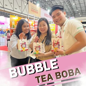MANGO popping Boba Bubble Tea 320 ml ดื่ม24ขวดแบบกล่องน้ำตาลต่ำ OEM ฉลากส่วนตัว - Product Image 5