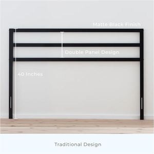 หัวเตียงเหล็กสีดำด้านสำหรับตกแต่งผนังชิ้นส่วนเฟอร์นิเจอร์สำหรับโรงแรมสปาบ้านห้องนอนเตียงนอน2024จำนวนมาก - Product Image 2