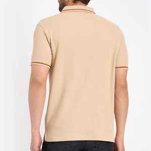 Vente en gros 100% polyester pour hommes polo style formel avec logo imprimé brodé motif solide approvisionnement ODM - Product Image 6