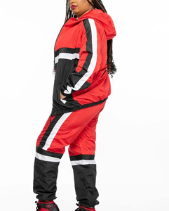 Ensemble coupe-vent streetwear 2026 pour femme – Veste et pantalon 2 pièces – Veste de course cycliste imperméable avec doublure - Product Image 6