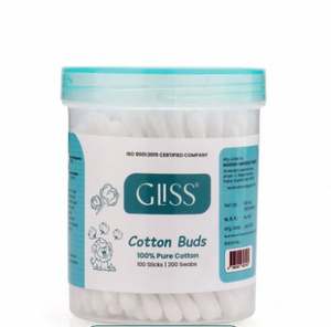 Bâtonnets de coton écologiques à double tête lisses, 100 unités, pour usage clinique, prix en gros - Product Image 2