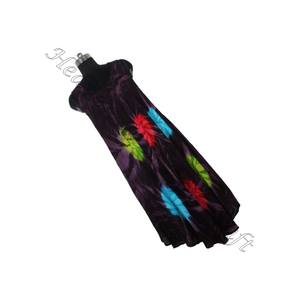 2025 Primavera Verano estampado mujeres vestido étnico sin mangas Tie Dye largo mujeres Maxi Casual vestido Tie Dye Boho gitano rayón vestido - Product Image 1