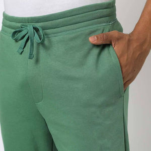 Pantalons décontractés pour hommes à bas prix et MOQ, pantalons de rue, couleur unie, pantalon à jambes larges, double ceinture, cordon de serrage, pantalons de survêtement personnalisés, joggers. - Product Image 3