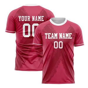 Best Selling Fashionable Short Sleeve Soccer Jerseys for Adults-100% Polyester Quick Dry Customizable Football Shirts - Product Image 4