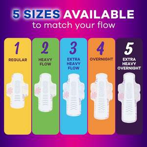 Fournisseur réputé de protège-slips en coton à ailettes, faible absorption, respirant, usage quotidien, 54 unités (3 paquets de 18) NOUVEAU - Product Image 3