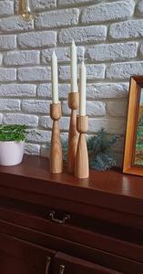 Support de bougie en bois sculpté à la main, finition dorée, forme hexagonale, impression en relief, décoration intérieure et extérieure, aspect haut de gamme - Product Image 5