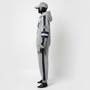 Chándal Informal con Capucha Personalizado de Alta Calidad para Hombre, 100% Algodón, Ligero, Transpirable, Elástico en Cuatro Direcciones, Bordado Ecológico - Product Image 3