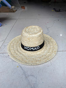 Sombrero de hoja de palma colorido para Festival, hermoso, Elegante, moderno - Product Image 6